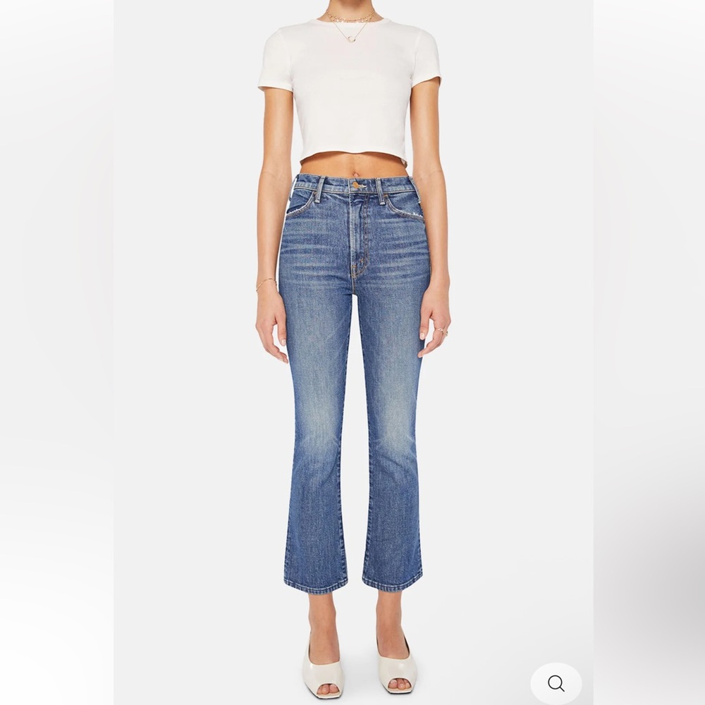 MOTHER The Hustler Ankle Blue Denim Jeans Size 29